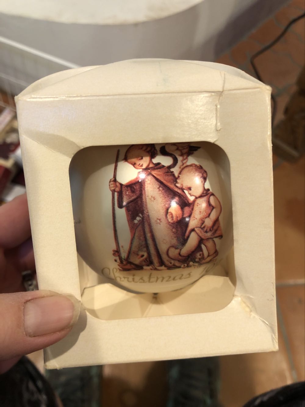 The Guardian Angel  ornament collectible - Main Image 1