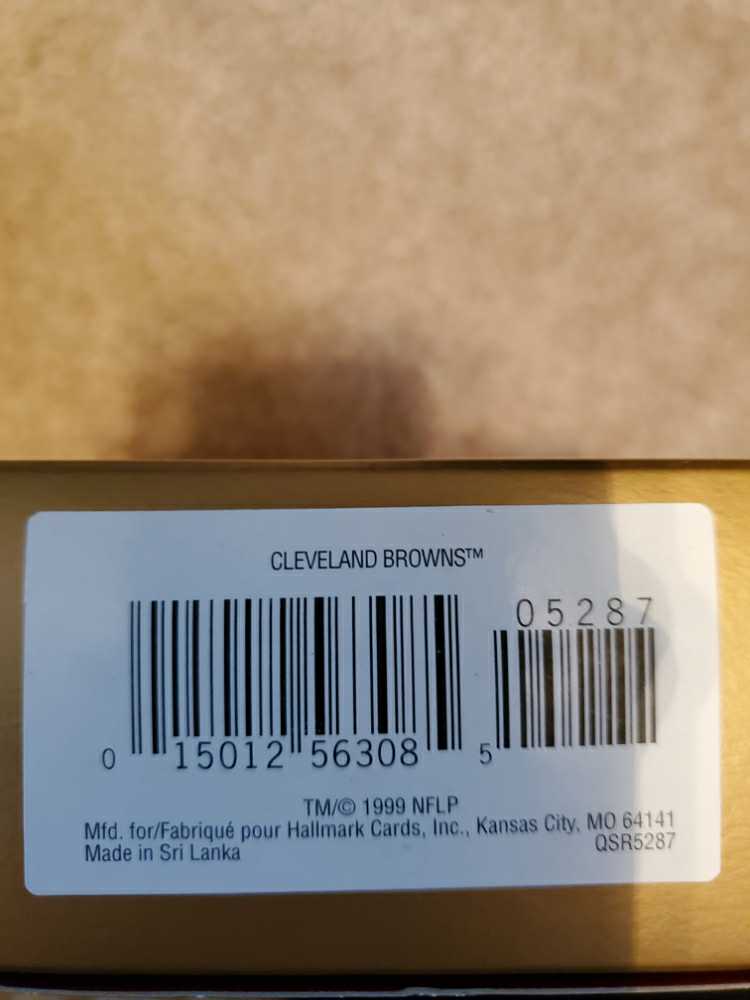 Go Bowns 99 - NFL Collection ornament collectible - Main Image 3