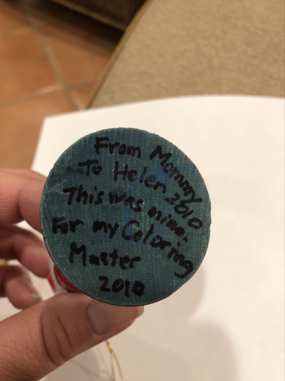 Coloring Master  (Mom’s Ornaments) ornament collectible - Main Image 2