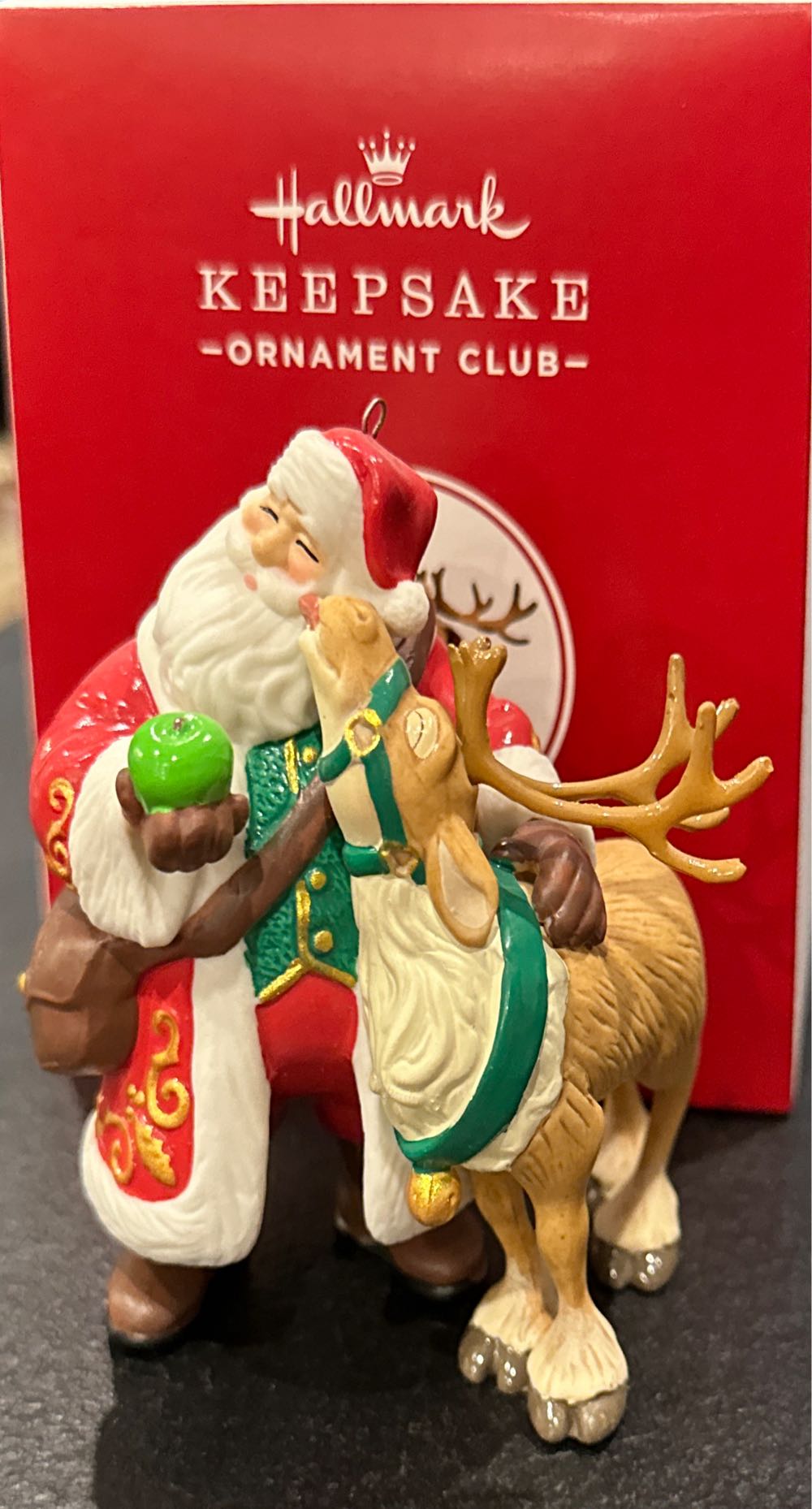 Santa And His Reindeer - Hallmark KOC (Event Exclusive) ornament collectible [Barcode 763795472888] - Main Image 4