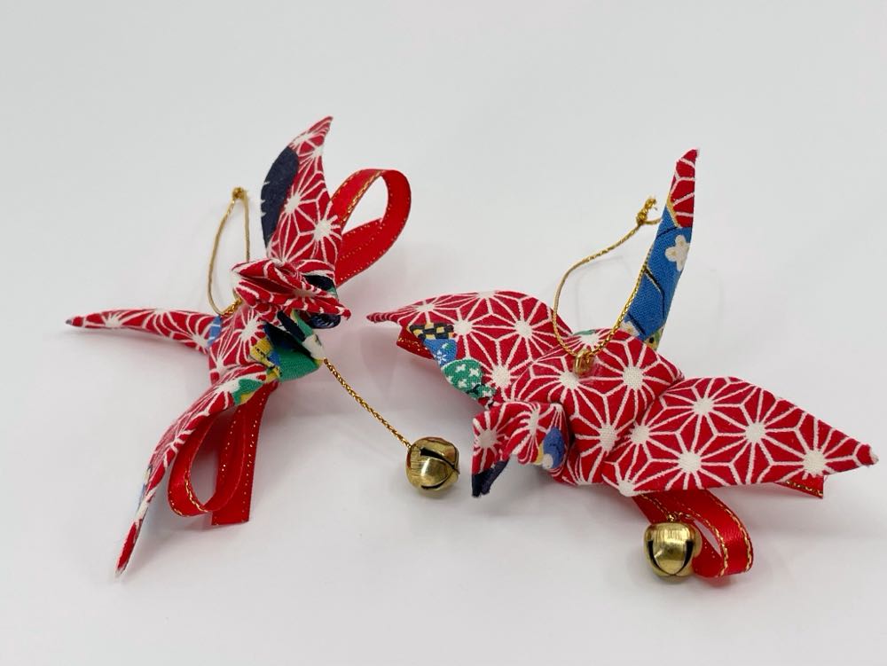 Origami Cranes  ornament collectible - Main Image 1