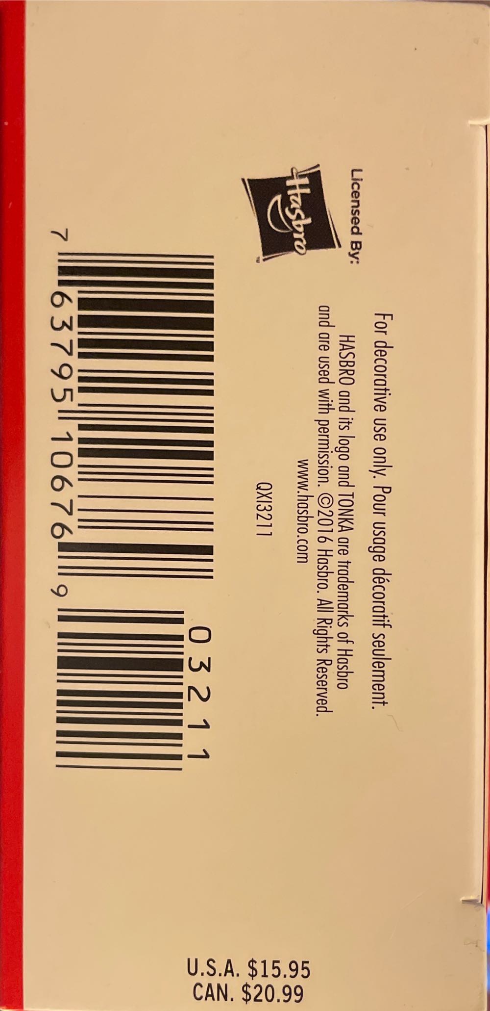 Mighty Tonka Backhoe - Tonka (Construction) ornament collectible [Barcode 763795106769] - Main Image 4