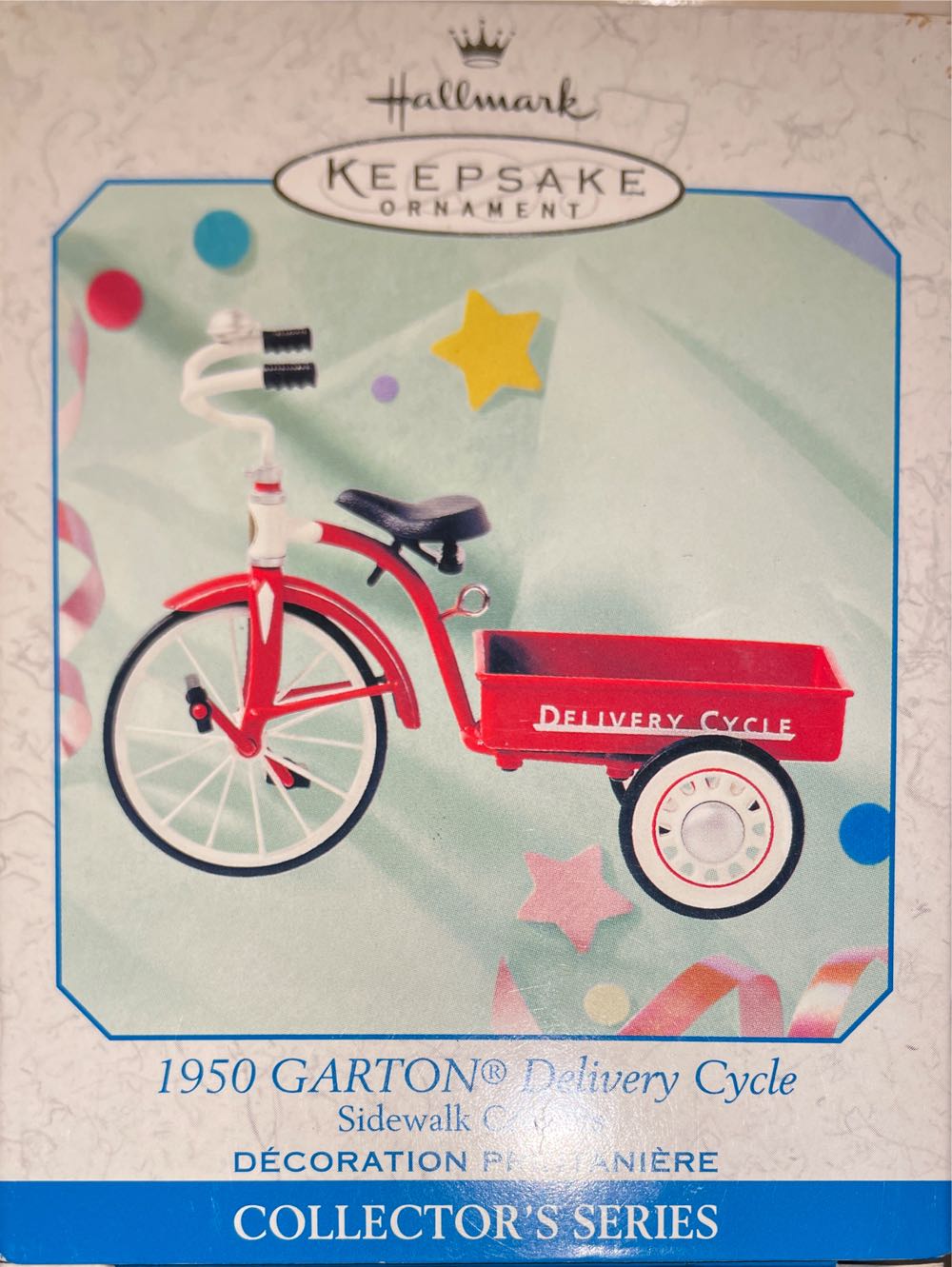 Sidewalk Cruisers 1950 Garton Delivery Cycle - Sidewalk Cruisers (Trike) ornament collectible [Barcode 015012479119] - Main Image 3