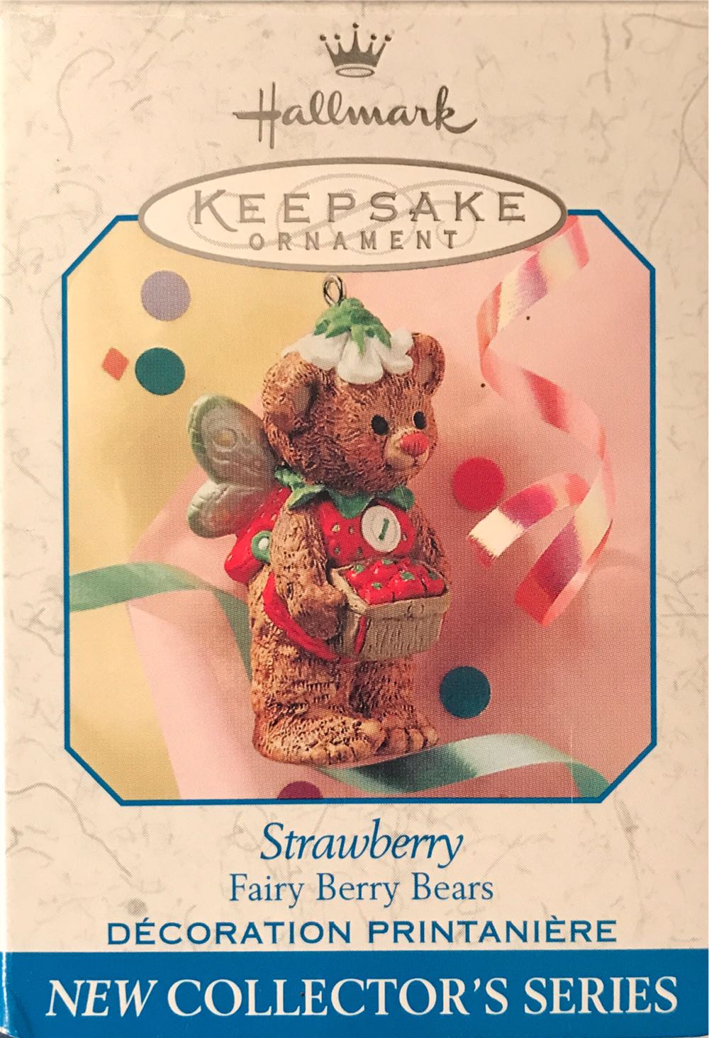 Strawberry Fairy Berry Bears - Fairy Berry Bears (Spring) ornament collectible [Barcode 015012479072] - Main Image 3