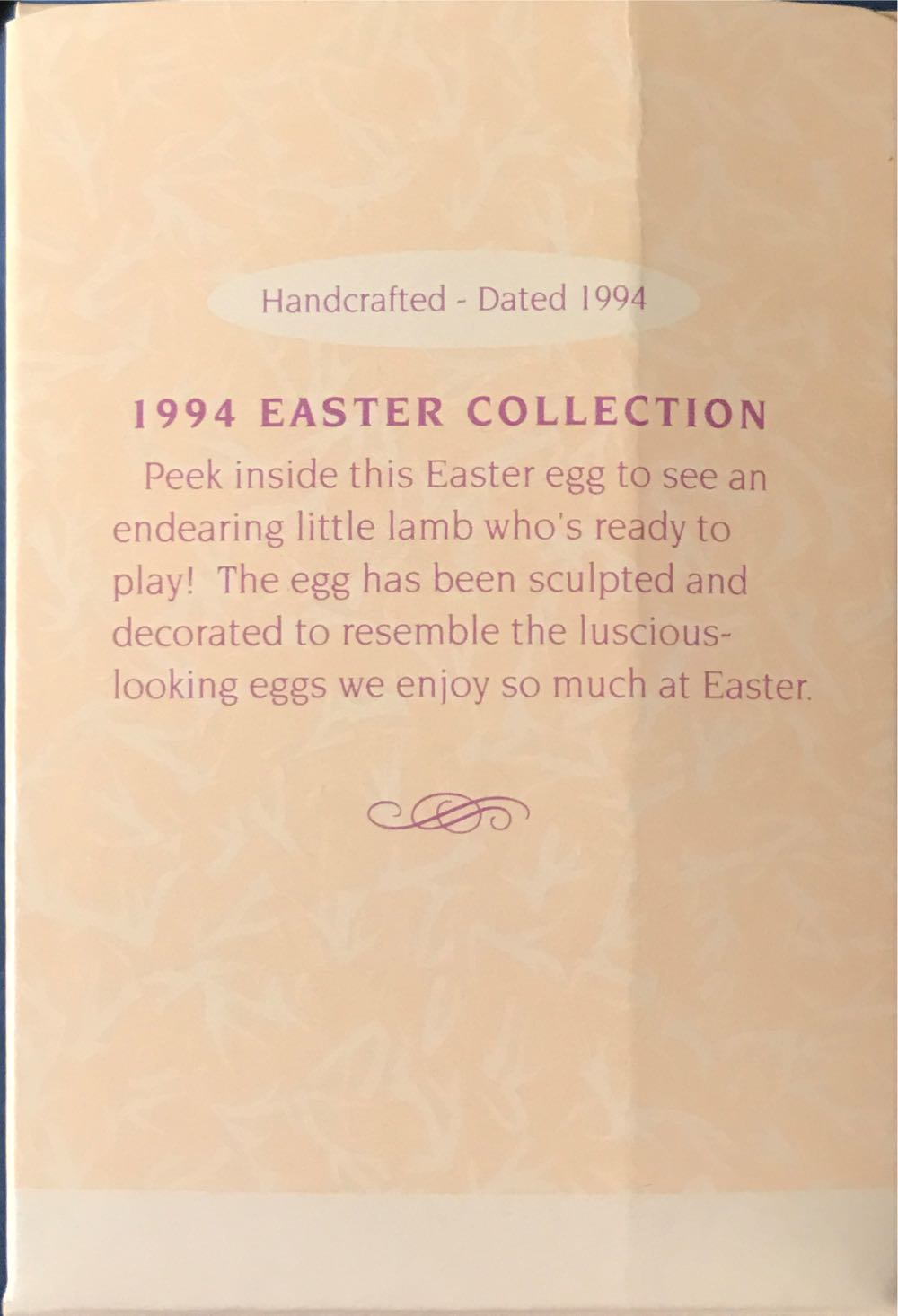 Easter Collection Sweet As Sugar  ornament collectible [Barcode 015012134445] - Main Image 3