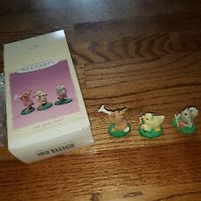 Hallmark Keepsake. Spring. 1996. Strike Up The Band. Set Of 3 Ornaments. Sculpted By Duane Unruh. - Keepsake Ornament (Set Of 3: Strike Up The Band) ornament collectible [Barcode 015012317275] - Main Image 1