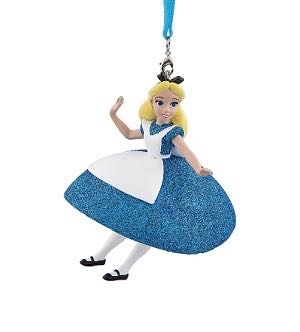 Alice In Wonderland Glitter Dress  ornament collectible - Main Image 4