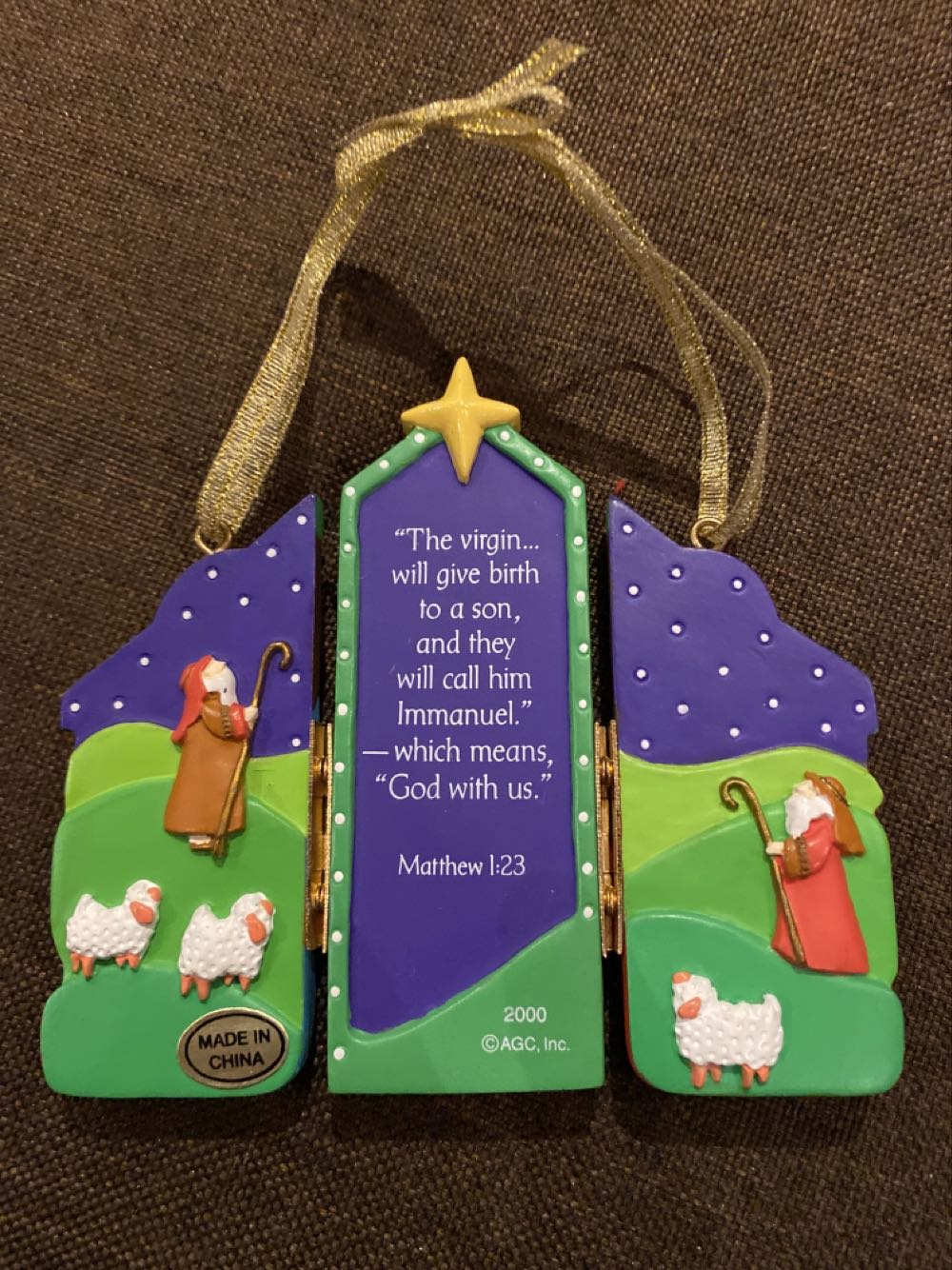 2000 The Virgin Will Give Birth To A Son  ornament collectible - Main Image 2