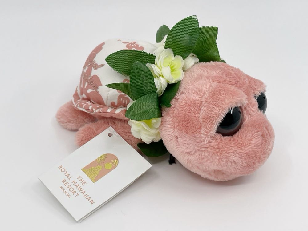 Pink Royal Hawaiian Sea Turtle  ornament collectible - Main Image 1
