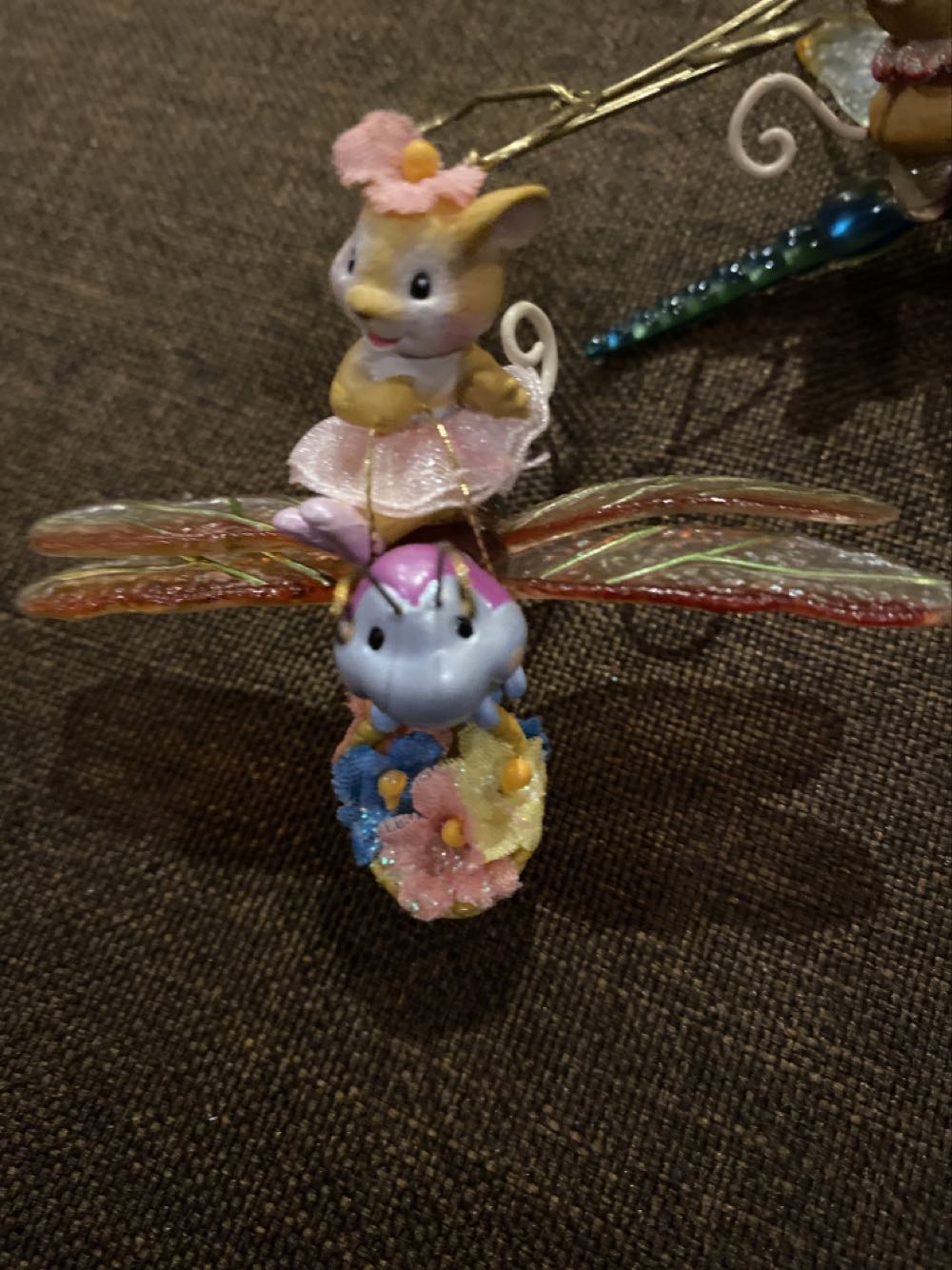 Dragon Flies With Mice  ornament collectible - Main Image 2
