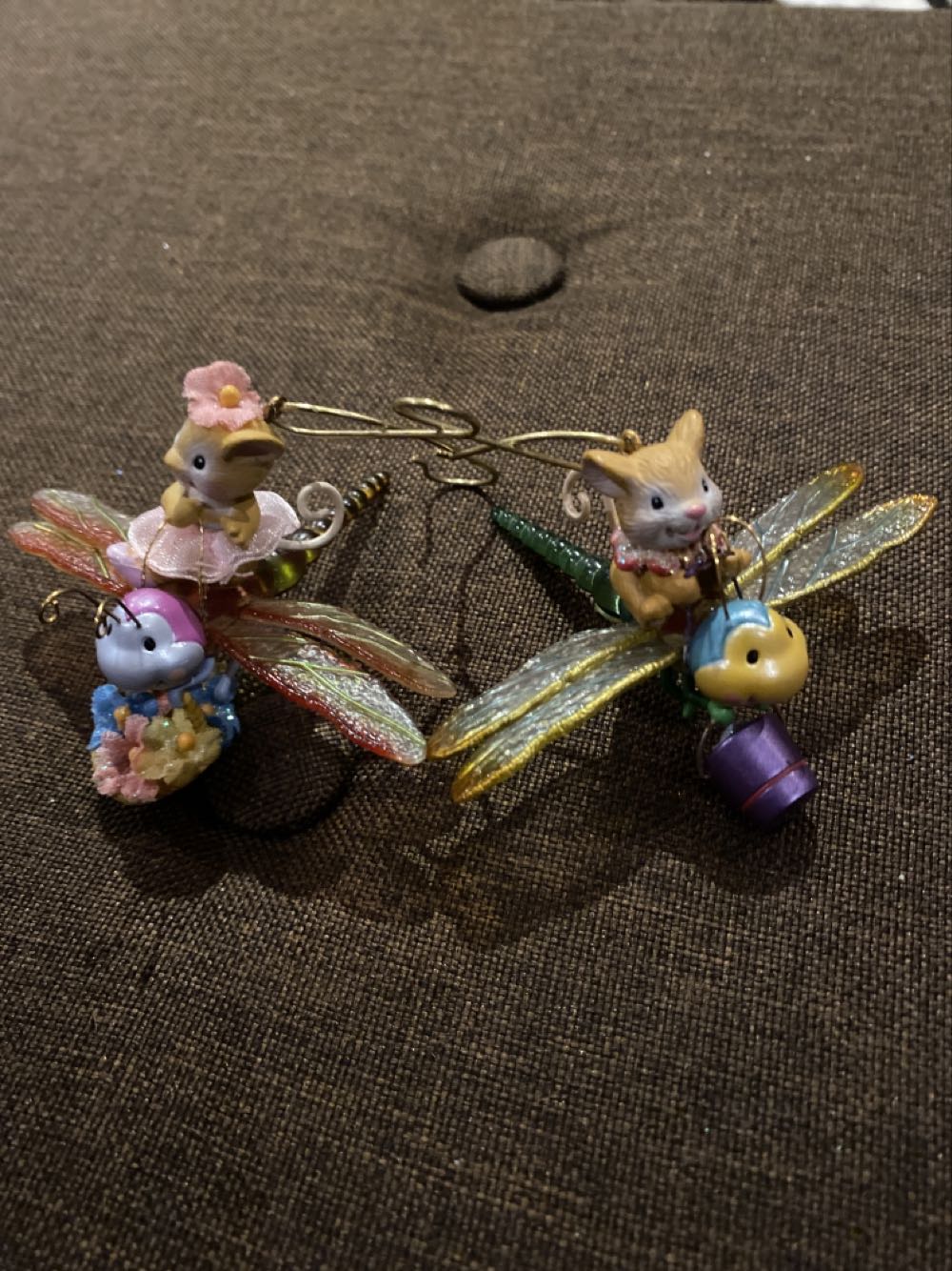 Dragon Flies With Mice  ornament collectible - Main Image 3