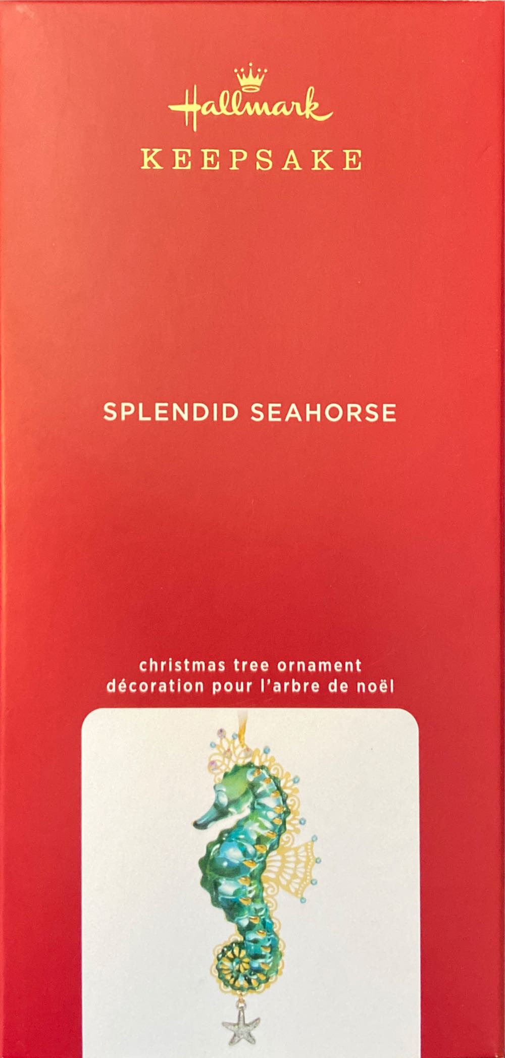 Splendid Seahorse QK1374 - Splendid Seahorse (Coastal) ornament collectible [Barcode 763795615285] - Main Image 2