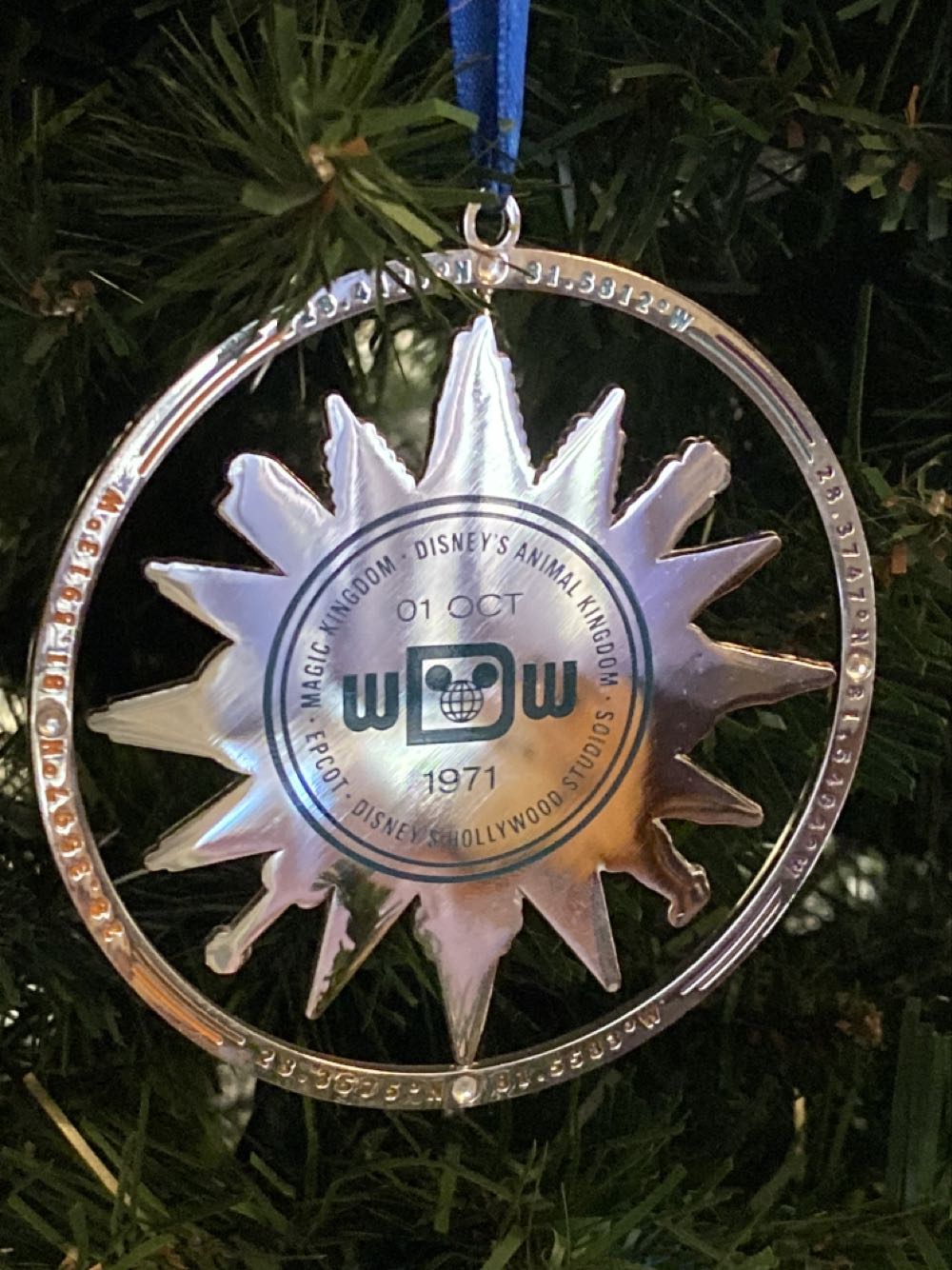 Four Parks Compass - Disney Parks ornament collectible - Main Image 2
