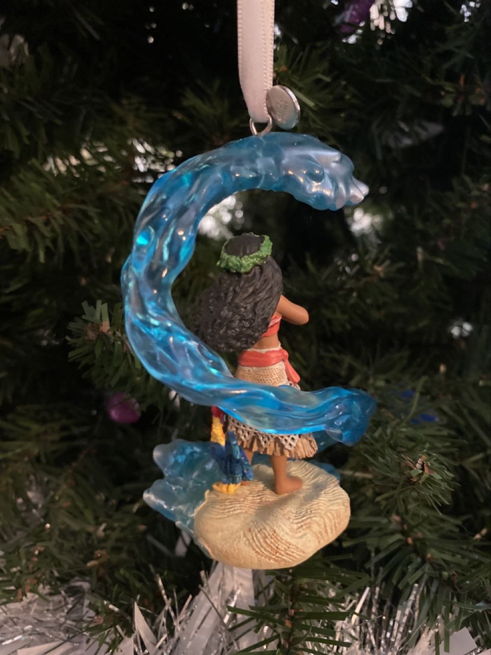 Moanna With Wave - Disney Sketchbook ornament collectible - Main Image 2