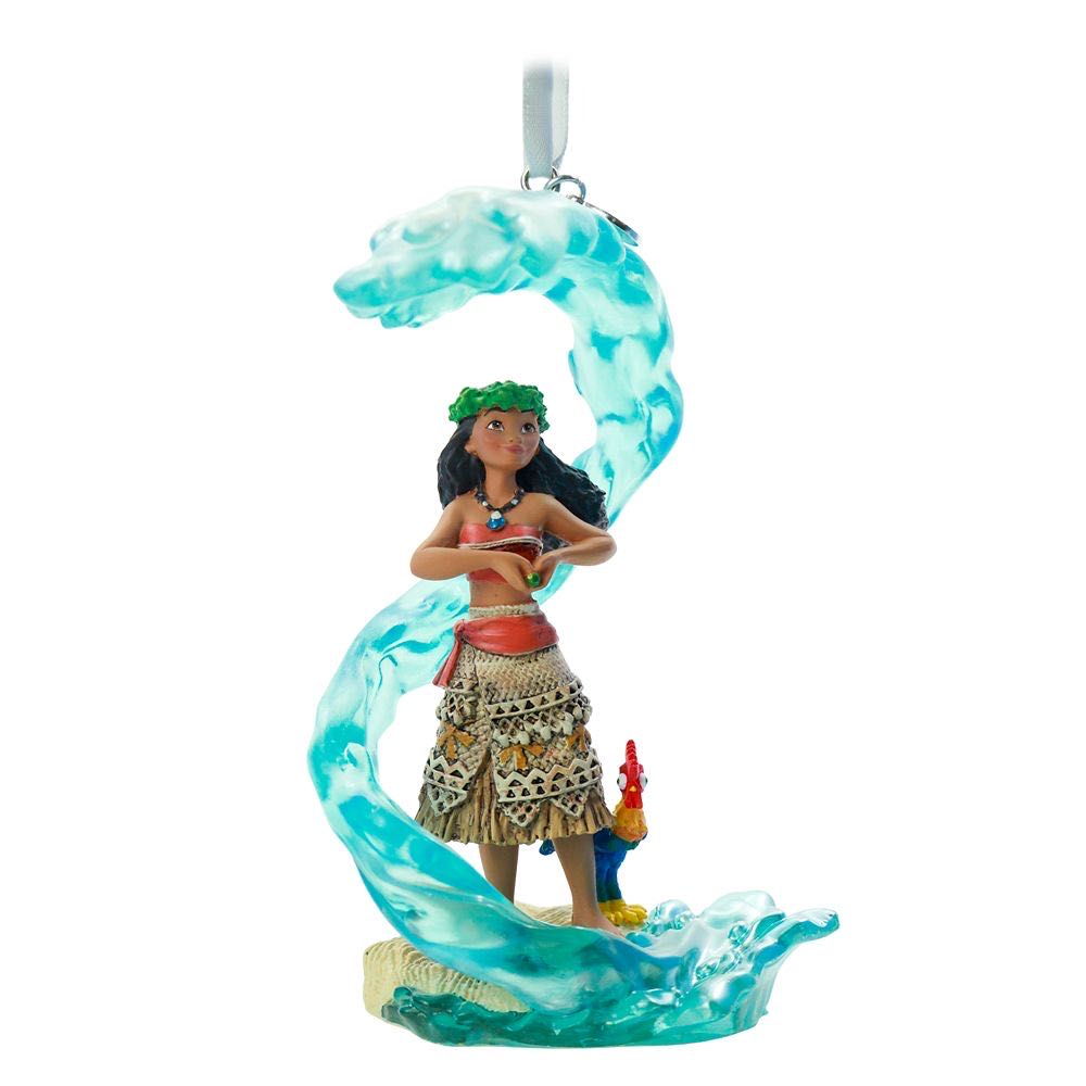 Moanna With Wave - Disney Sketchbook ornament collectible - Main Image 3