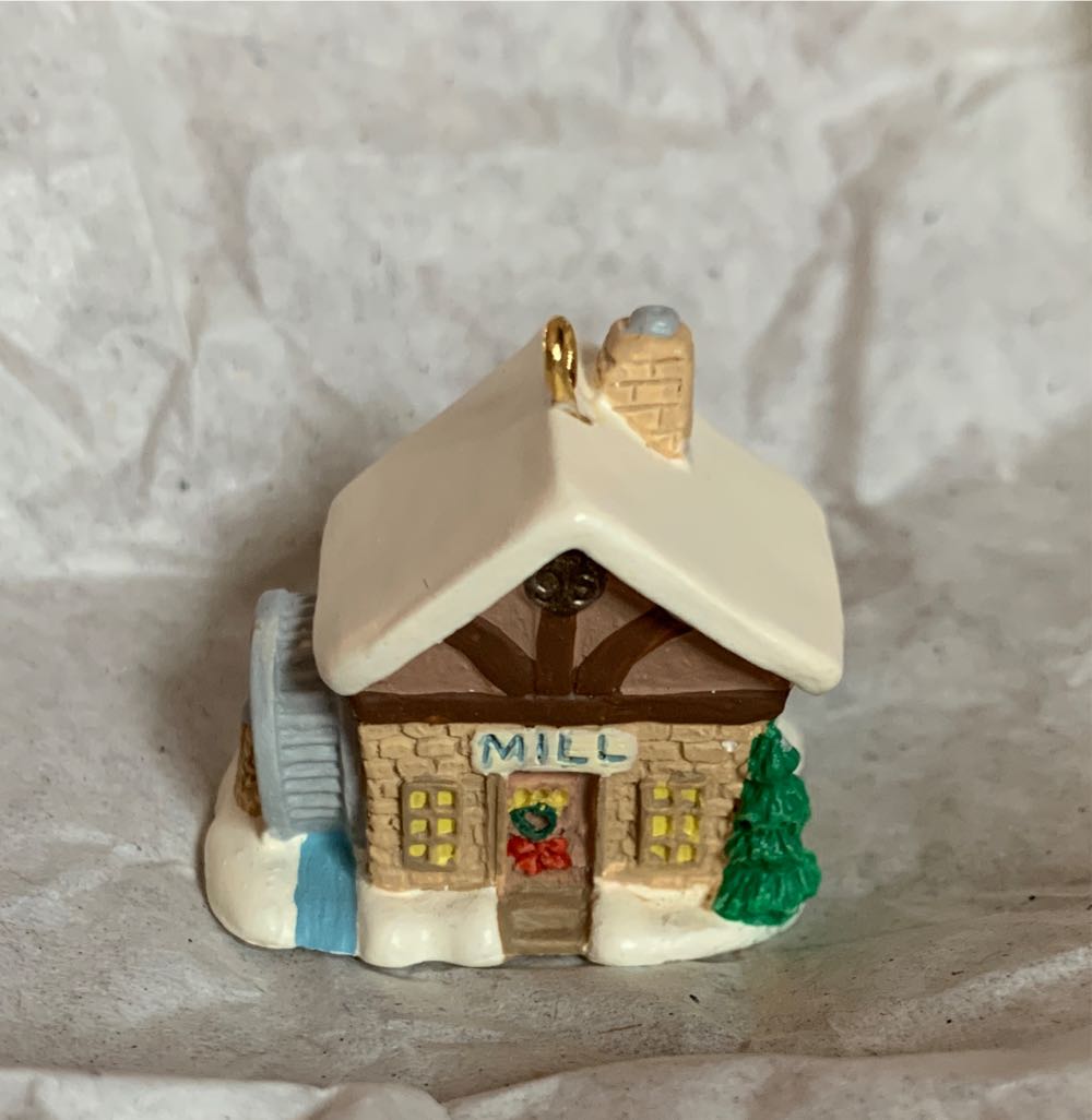 Miniature Old English Village #9 Village Mill - Old English Village Miniature (Miniature) ornament collectible [Barcode 015012290301] - Main Image 3