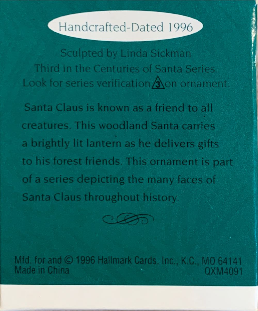 Miniature Centuries Of Santa #3 (1996) - Centuries Of Santa (Santa, Mini) ornament collectible [Barcode 015012290158] - Main Image 2