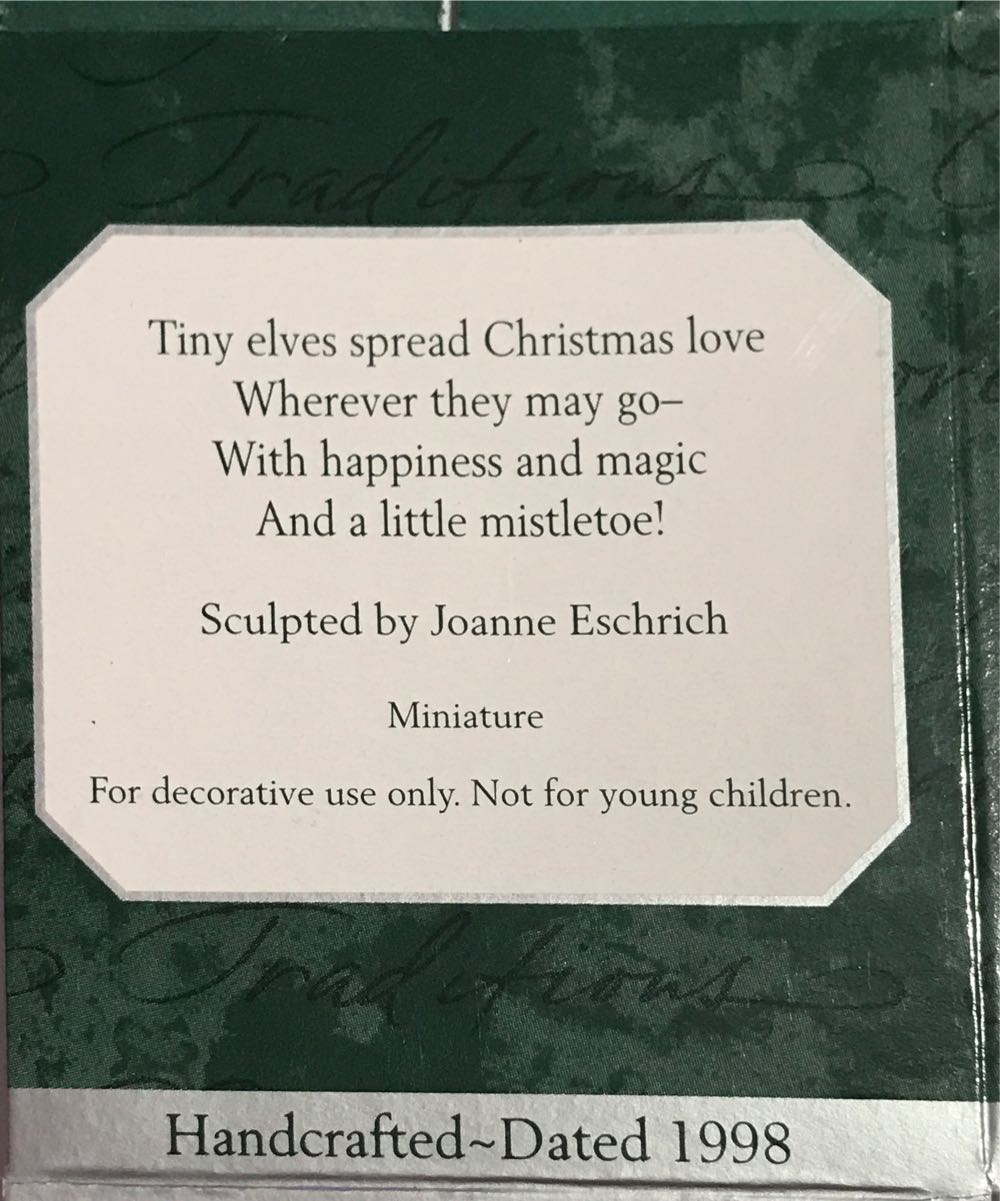 Pixie Parachute  (Miniature) ornament collectible [Barcode 015012431100] - Main Image 3