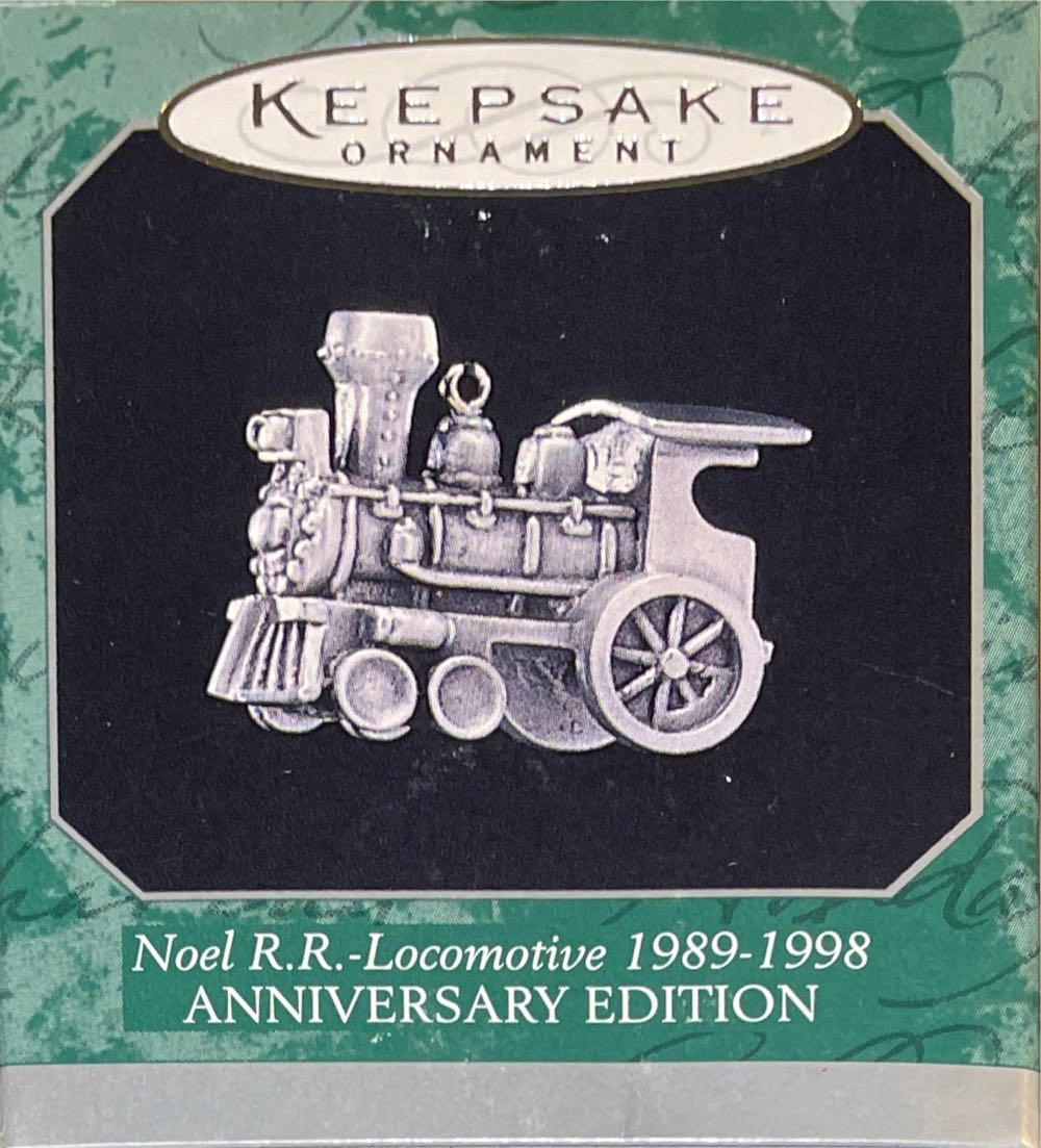 Miniature Noel RR Locomotive 1989-1998 10th Anniversary - Noel RR (Anniversary, Train, Mini) ornament collectible [Barcode 015012449174] - Main Image 3