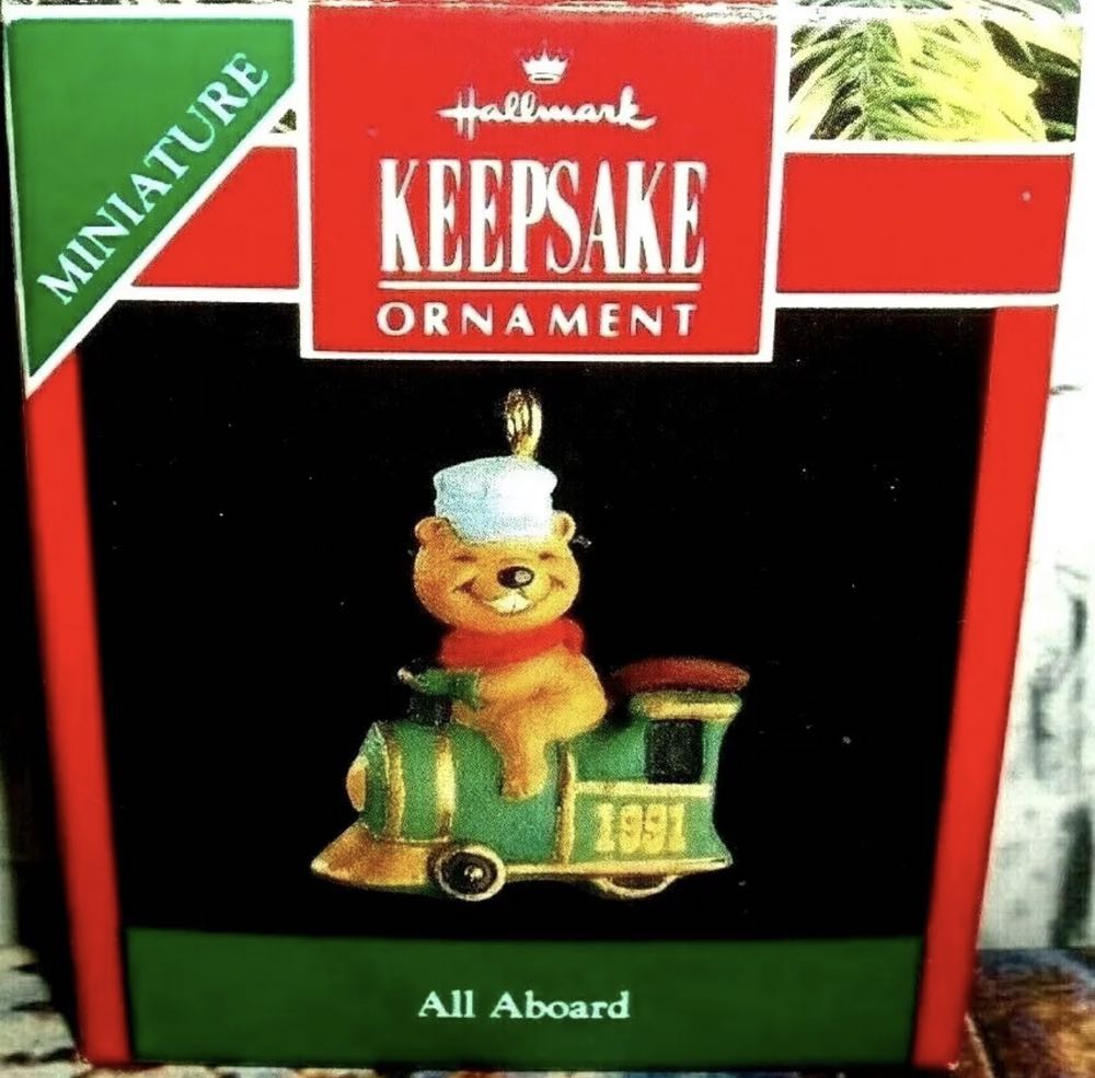 All Aboard - Trains (Miniatures) ornament collectible [Barcode 070000027659] - Main Image 3