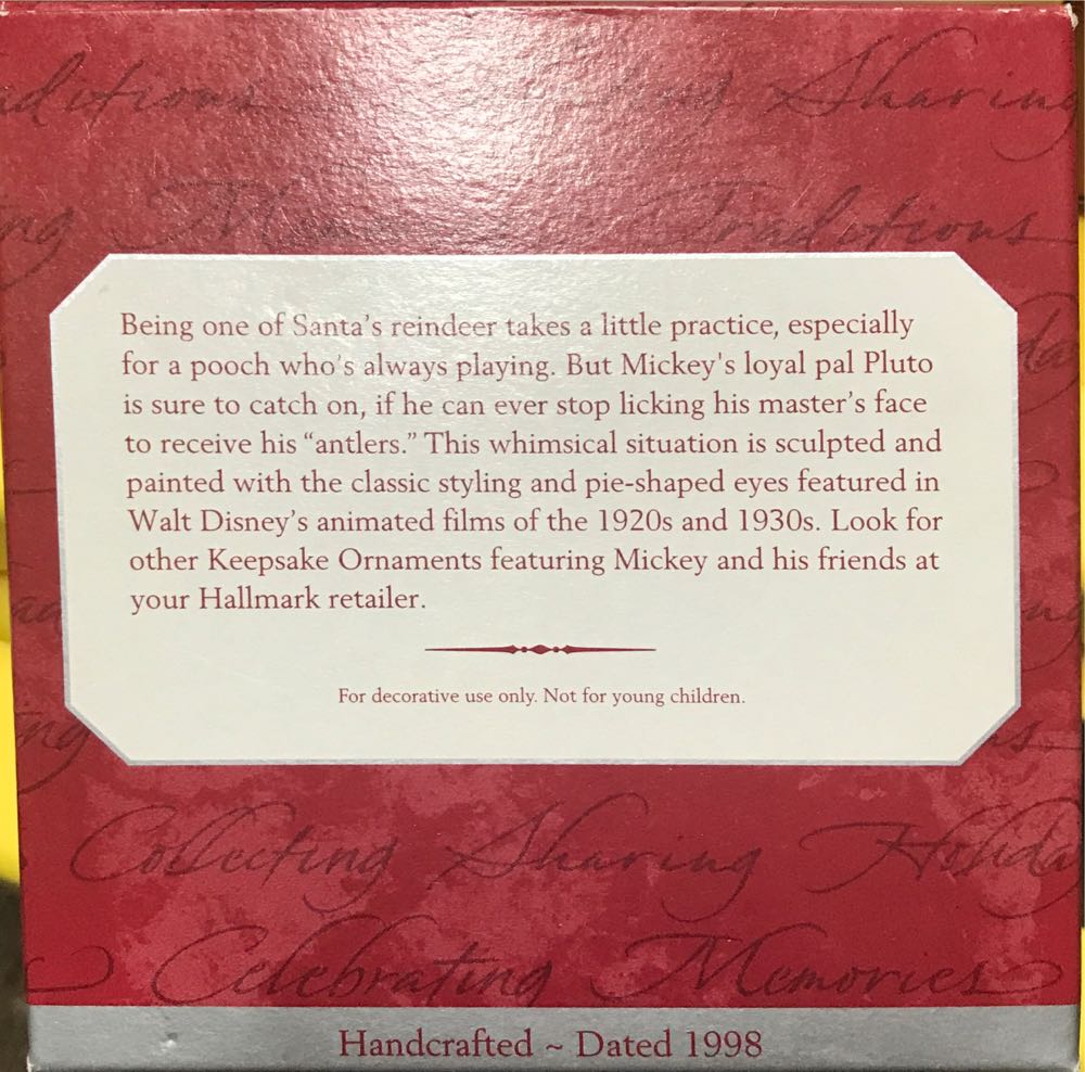 Mickey’s Favorite Reindeer - Mickey & Co. (Disney - Mickey) ornament collectible [Barcode 015012427431] - Main Image 2