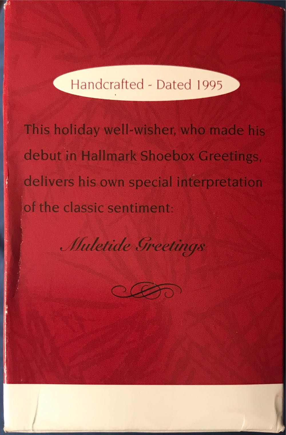 Muletide Greetings - Donkeys ornament collectible [Barcode 015012262735] - Main Image 2