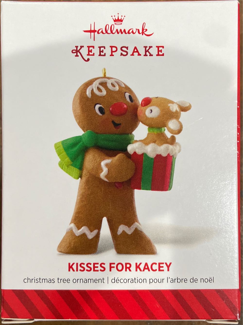 Kisses For Kasey  - Gingerbread (Gingerbread) ornament collectible [Barcode 795902429539] - Main Image 2
