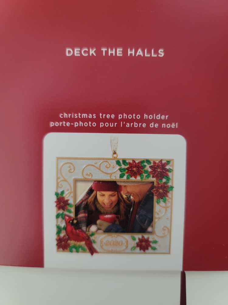 Deck The Halls  (Christmas Tree Photo Holder) ornament collectible [Barcode 763795551903] - Main Image 2