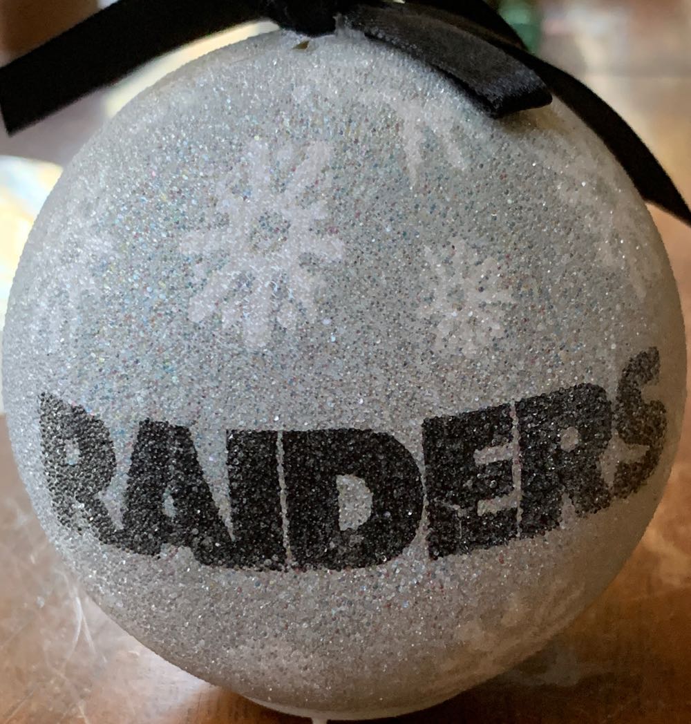 Raiders LED Bulb  ornament collectible - Main Image 1