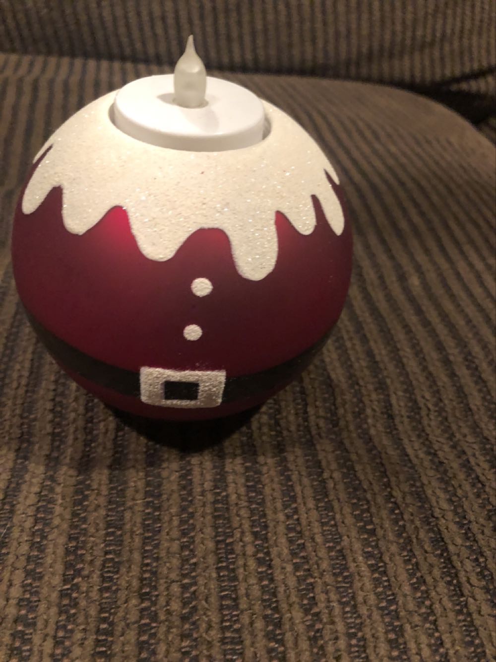 Snow Covered Village (Glittery) Card