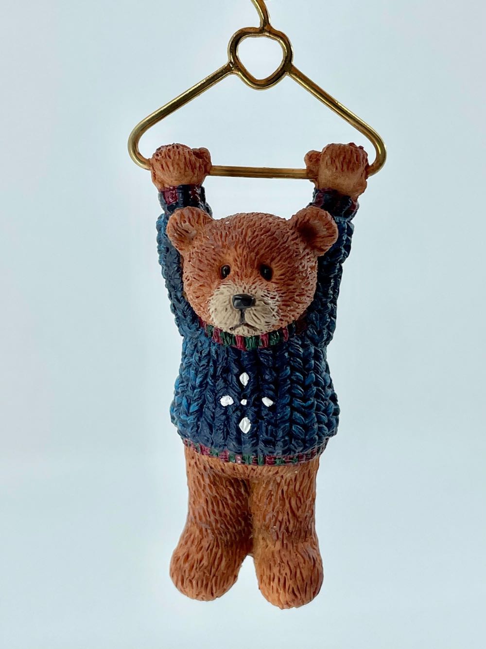 Bear On A Hanger  ornament collectible - Main Image 1