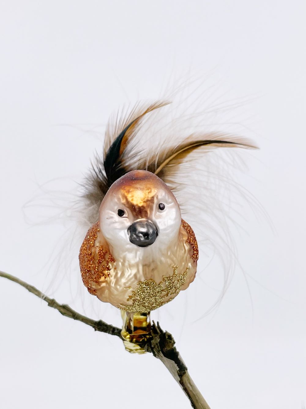 Santa Claus Moon Ornament