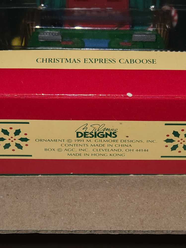 Carlton Cards Christmas Express Caboose - Train (Train) ornament collectible [Barcode 018100810139] - Main Image 3