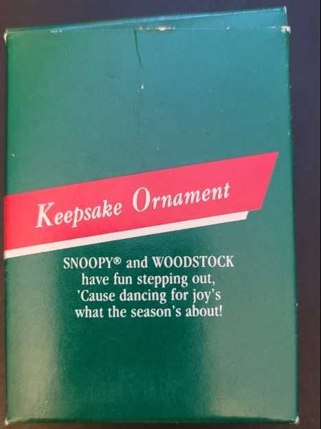 Snoopy and Woodstock 1989 - The Peanuts Gang ornament collectible - Main Image 2