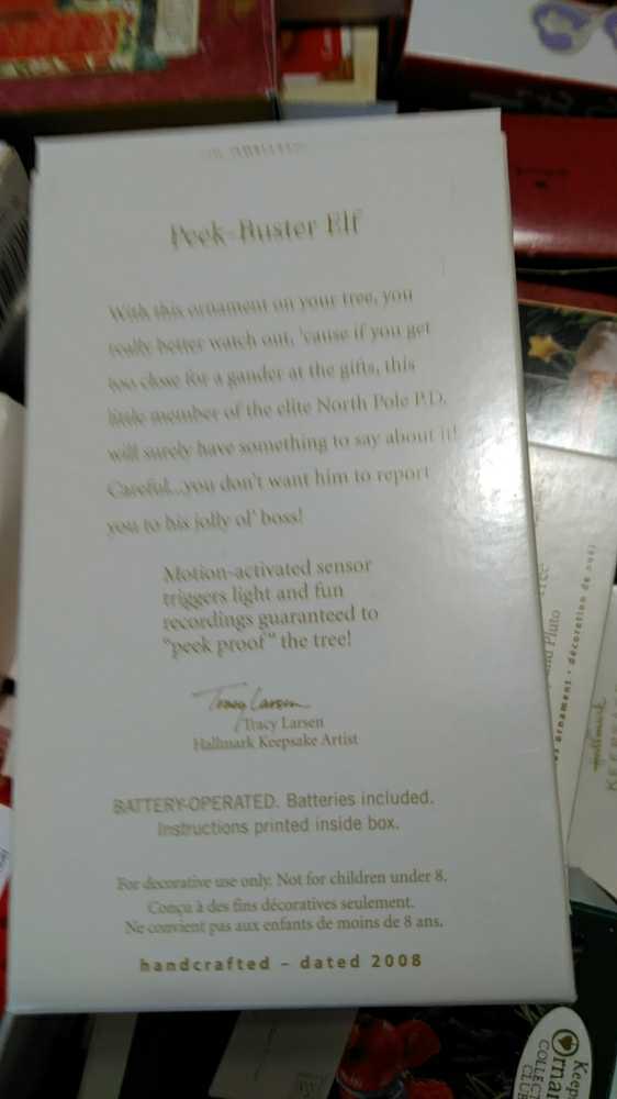 Peek-Buster Elf - Peekbusters (Elf) ornament collectible [Barcode 795902056551] - Main Image 2
