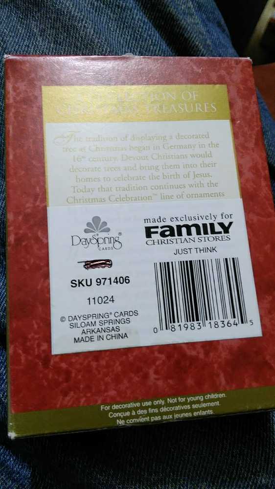 Just Think  ornament collectible [Barcode 081983183645] - Main Image 2