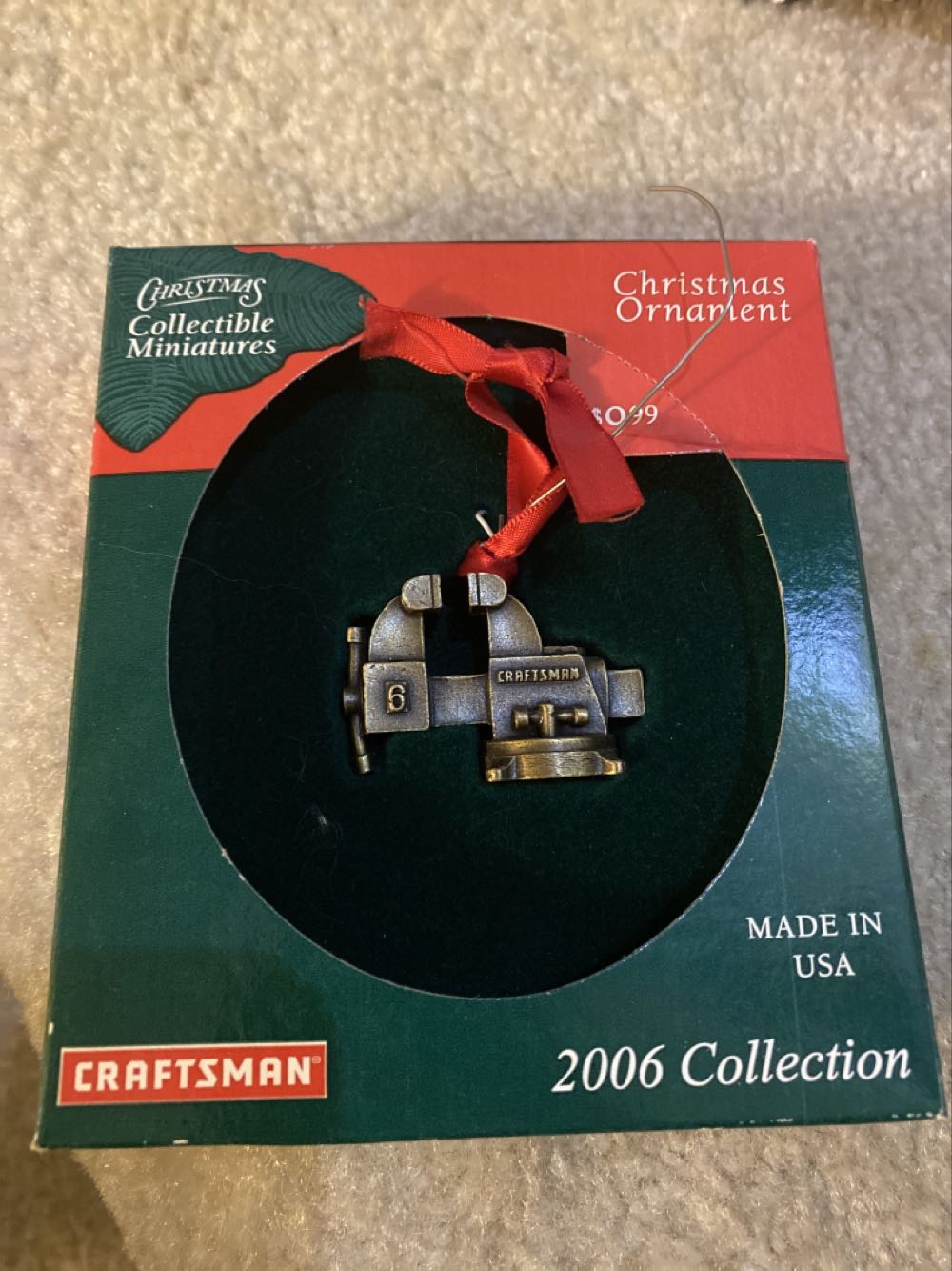 Craftsman Vice - Craftsman Tools ornament collectible [Barcode 089102261069] - Main Image 2