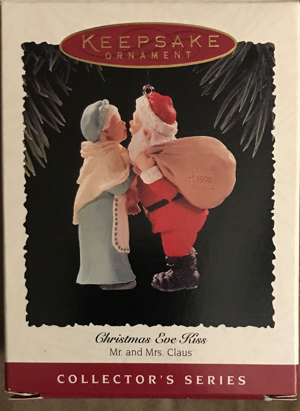 Christmas Eve Kiss - Collector’s Series (Mr. & Mrs. Claus) ornament collectible [Barcode 015012180961] - Main Image 2