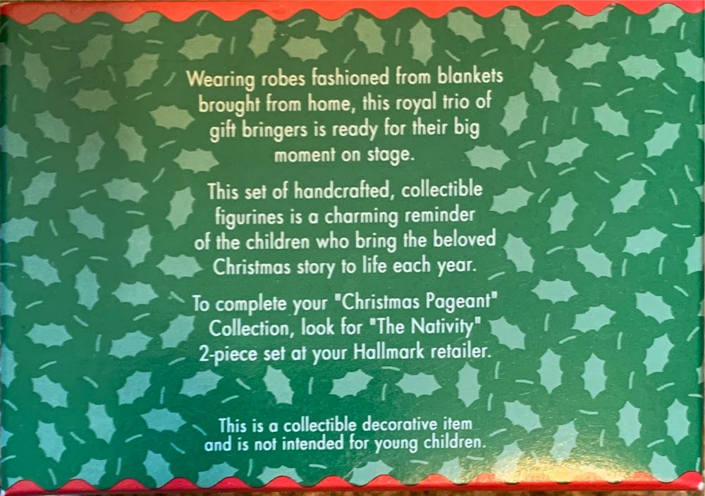 Merry Miniatures Three Wee Kings 🐶🐻 - Christmas Pageant Collection (Merry Miniature) ornament collectible [Barcode 015012425758] - Main Image 2