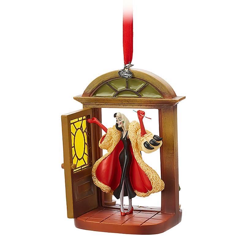 ❌101 Dalmations Crewella DeVil - Disney Sketchbook ornament collectible - Main Image 3