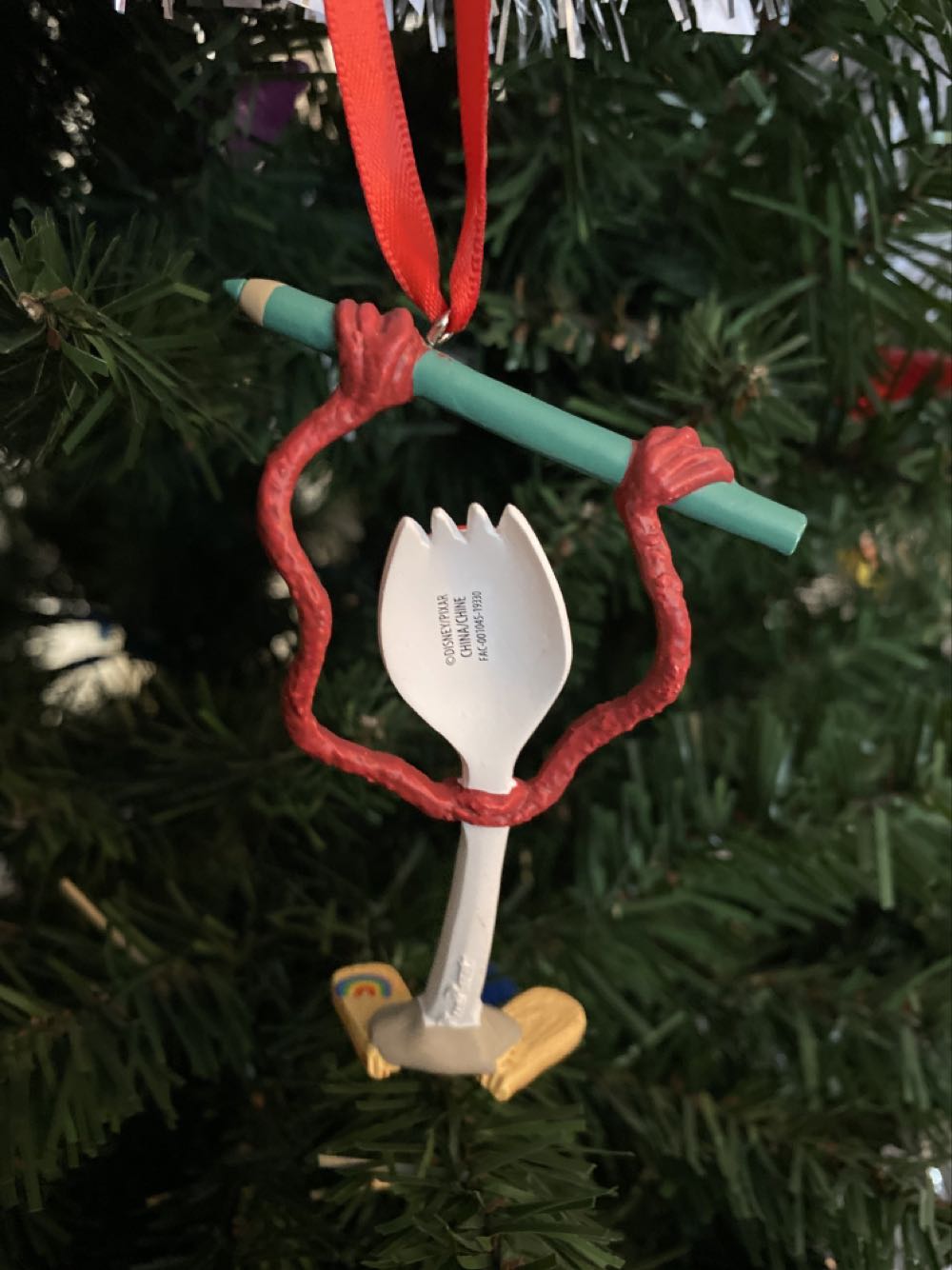 Toy Story - Forky With Pencil - Disney Pixar Toy Story ornament collectible - Main Image 2