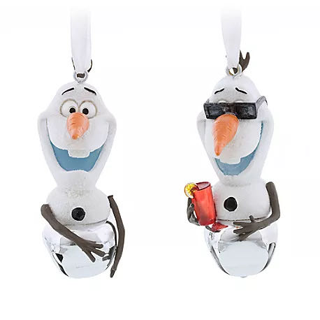 Frozen Olaf Jingle Bell Set - Disney Parks ornament collectible - Main Image 3