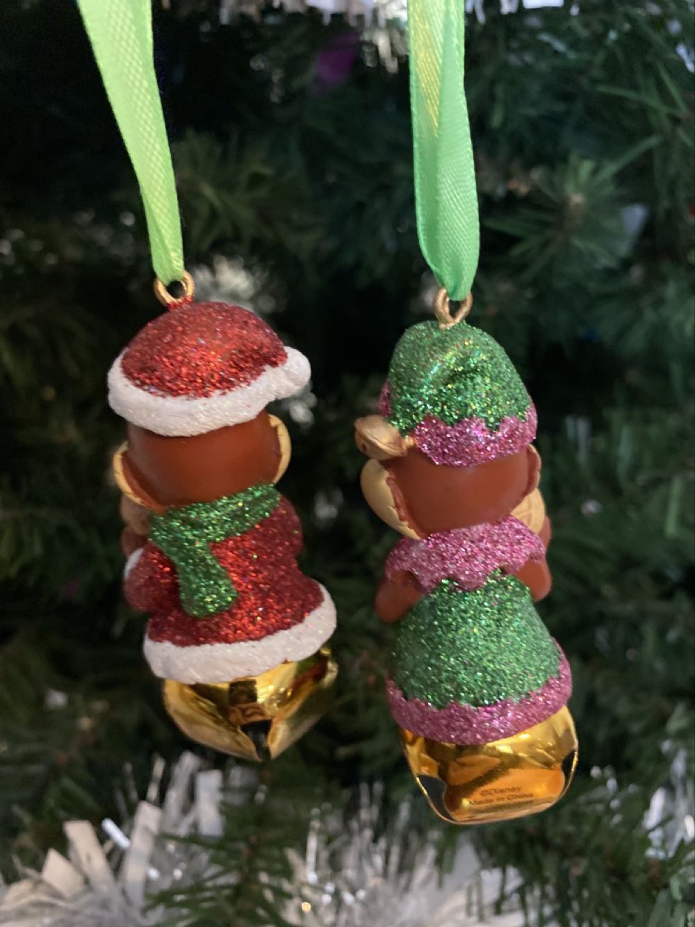 Chip And Dale Jingle Bell Set  ornament collectible - Main Image 2