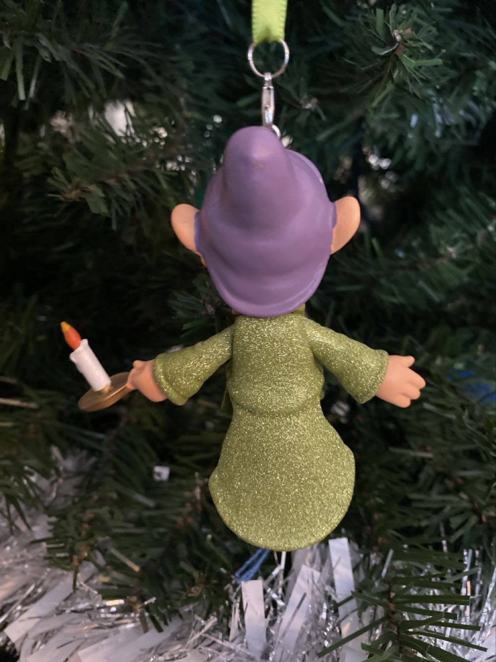 Snow White Dopey Pull String  ornament collectible - Main Image 2