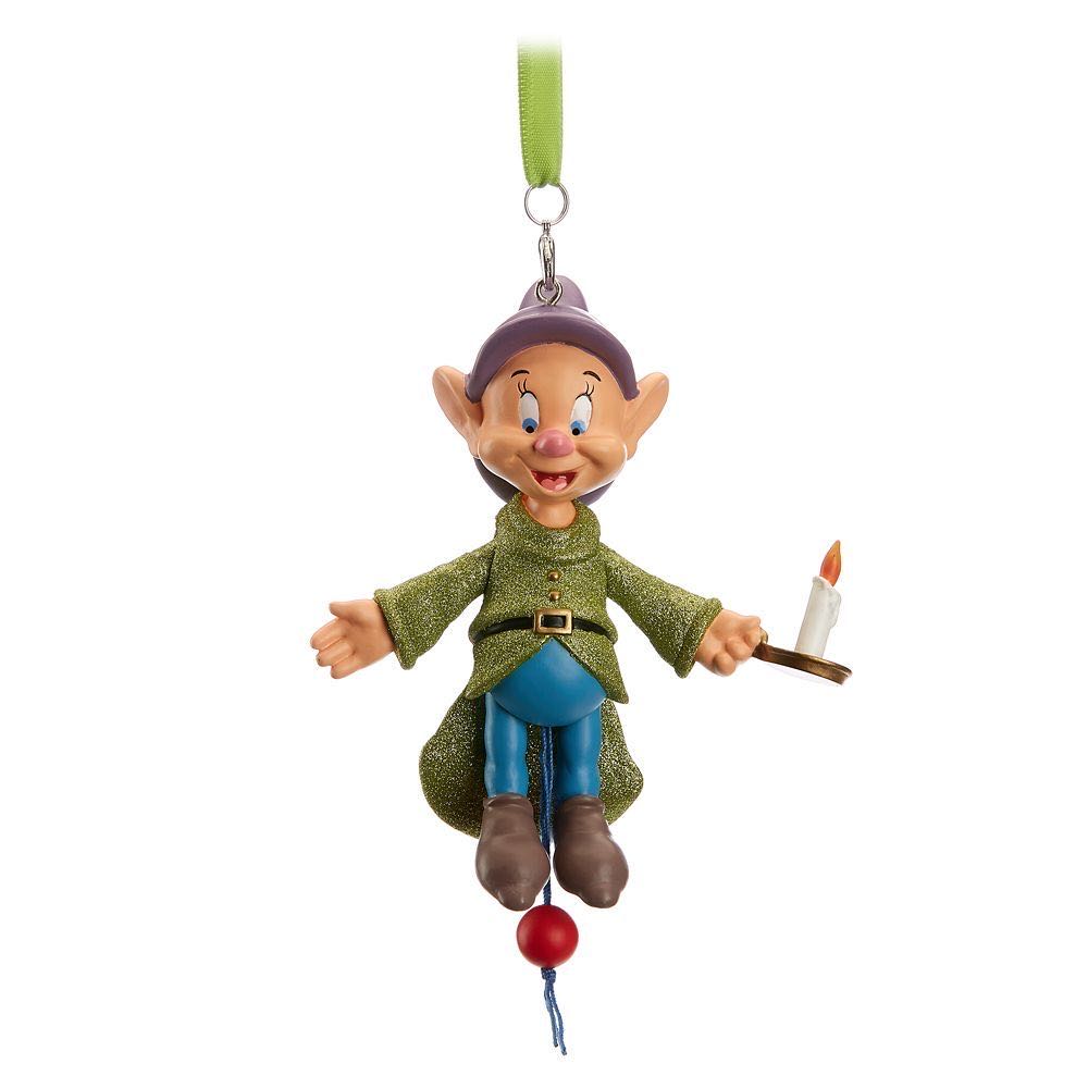 Snow White Dopey Pull String  ornament collectible - Main Image 3