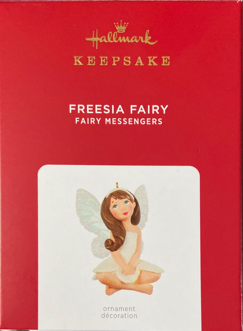 Fairy Messengers. 2021. Freesia fairy. 17th In Series. Sculpted By Kristina Gaughran. - Fairy Messengers (Fairy Messengers) ornament collectible [Barcode 763795658800] - Main Image 2