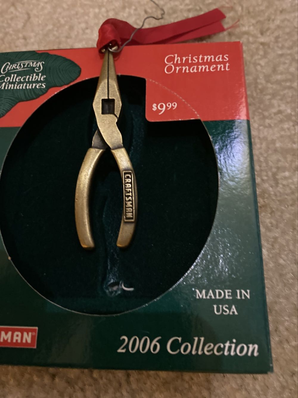 Craftsman Needle Nose Pliers - Craftsman Tools ornament collectible [Barcode 089102261069] - Main Image 1