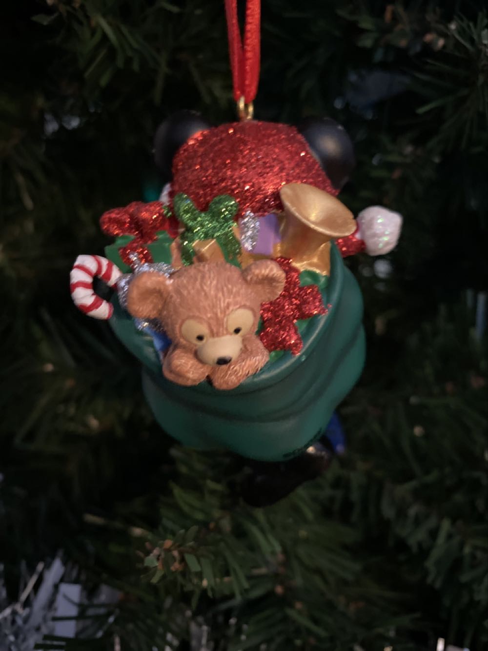 Mickey In Santa Suit   ornament collectible - Main Image 2