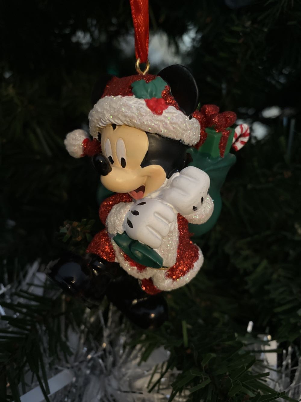 Mickey In Santa Suit   ornament collectible - Main Image 3