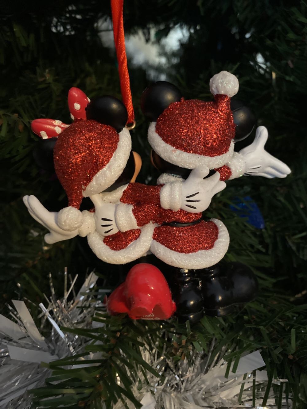 Mickey And Minnie In Santa Suit - Disney Christmas Magic (Mickey And Friends) ornament collectible - Main Image 2